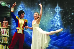 The Nutcracker comes to life at the Sachse Public Library with Jordan Erebia as the Nutcracker and Victoria Steele as Clara performing an intricate Pas-de-deux during their final dance. See full cast photo on page 8A.