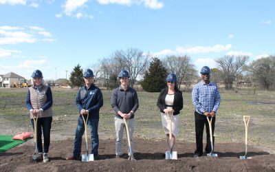 City breaks ground on two parks