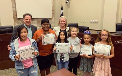 Council talks code enforcement; art contest winners recognized