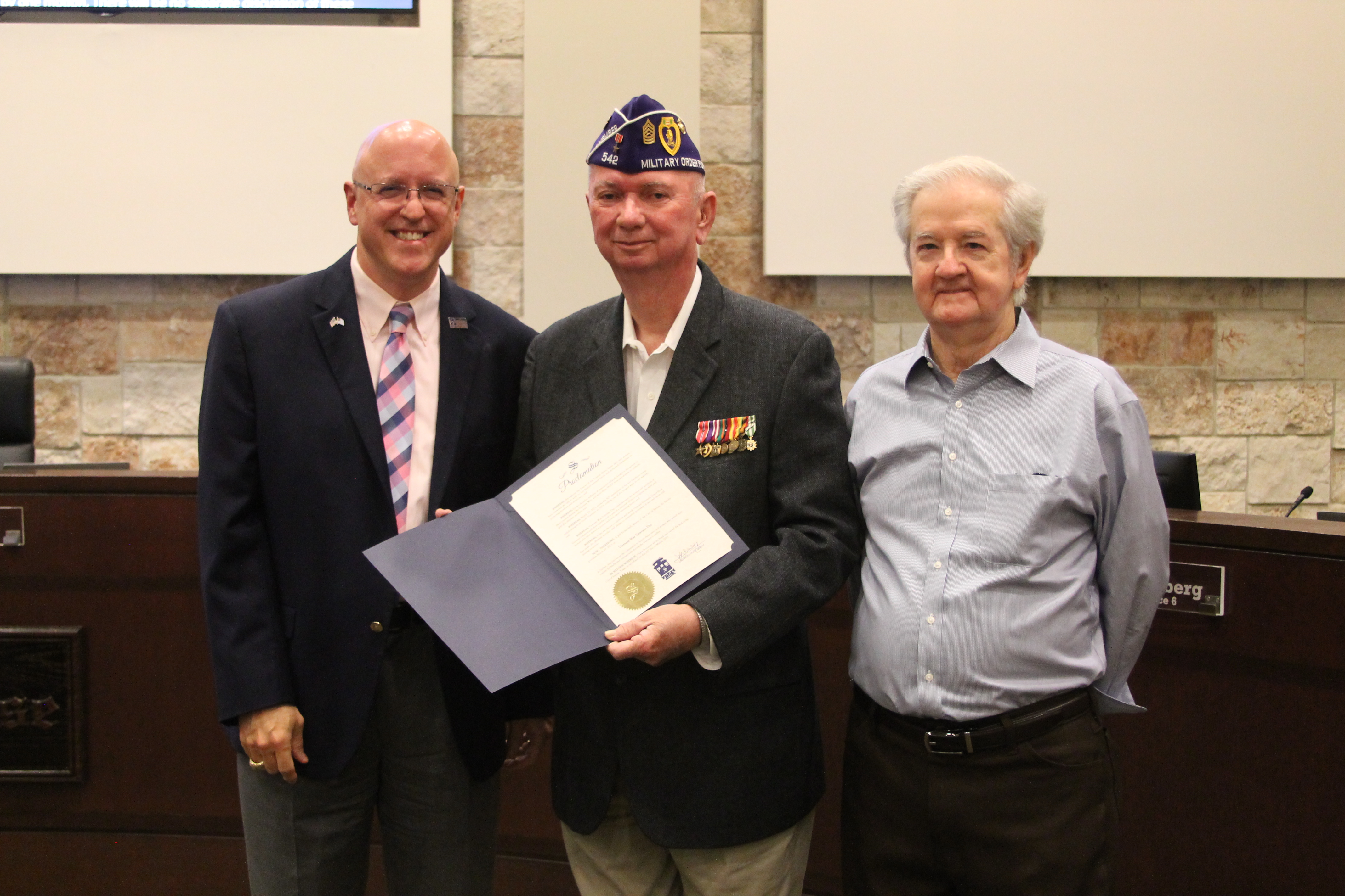 Staff present overview of rental protection program; council recognizes Vietnam veterans