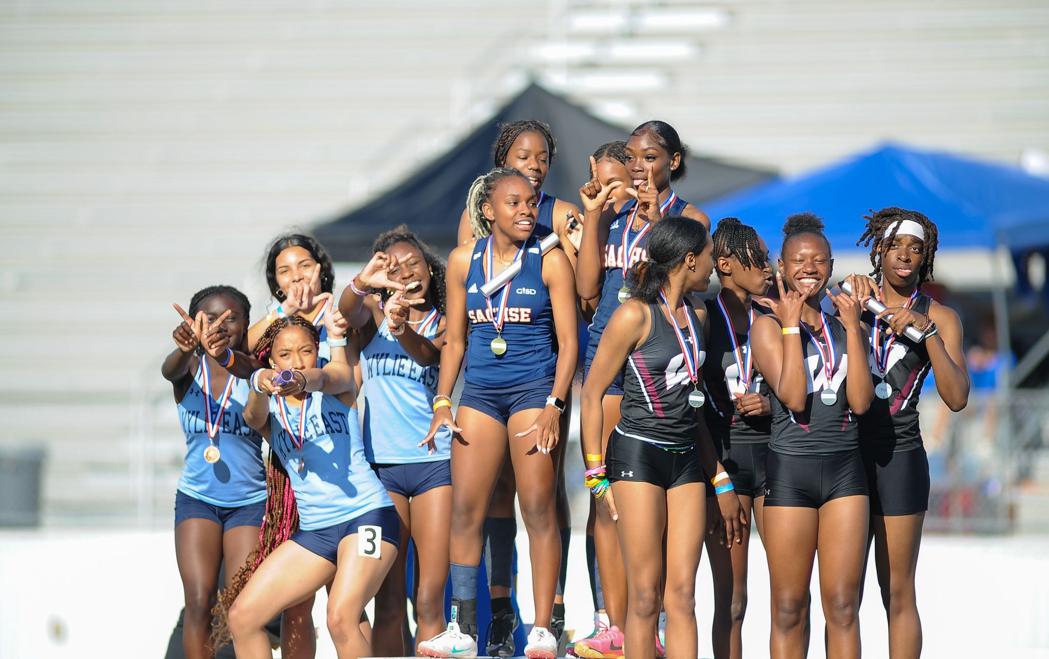 Lady Mustangs win district title, boys place fourth