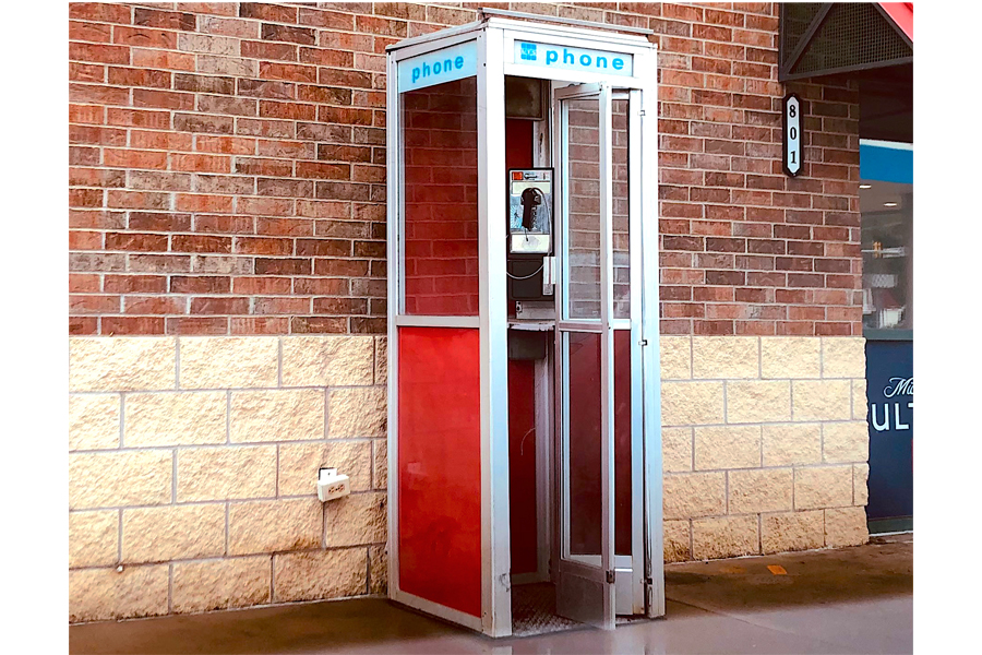 Pay phones, rotary phones: pieces of the past