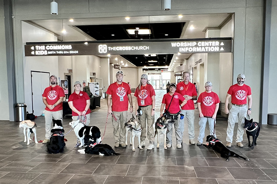 Canine search, rescue team on a mission to serve