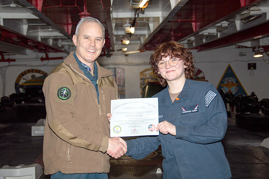 Lavon sailor named warfighter of the week