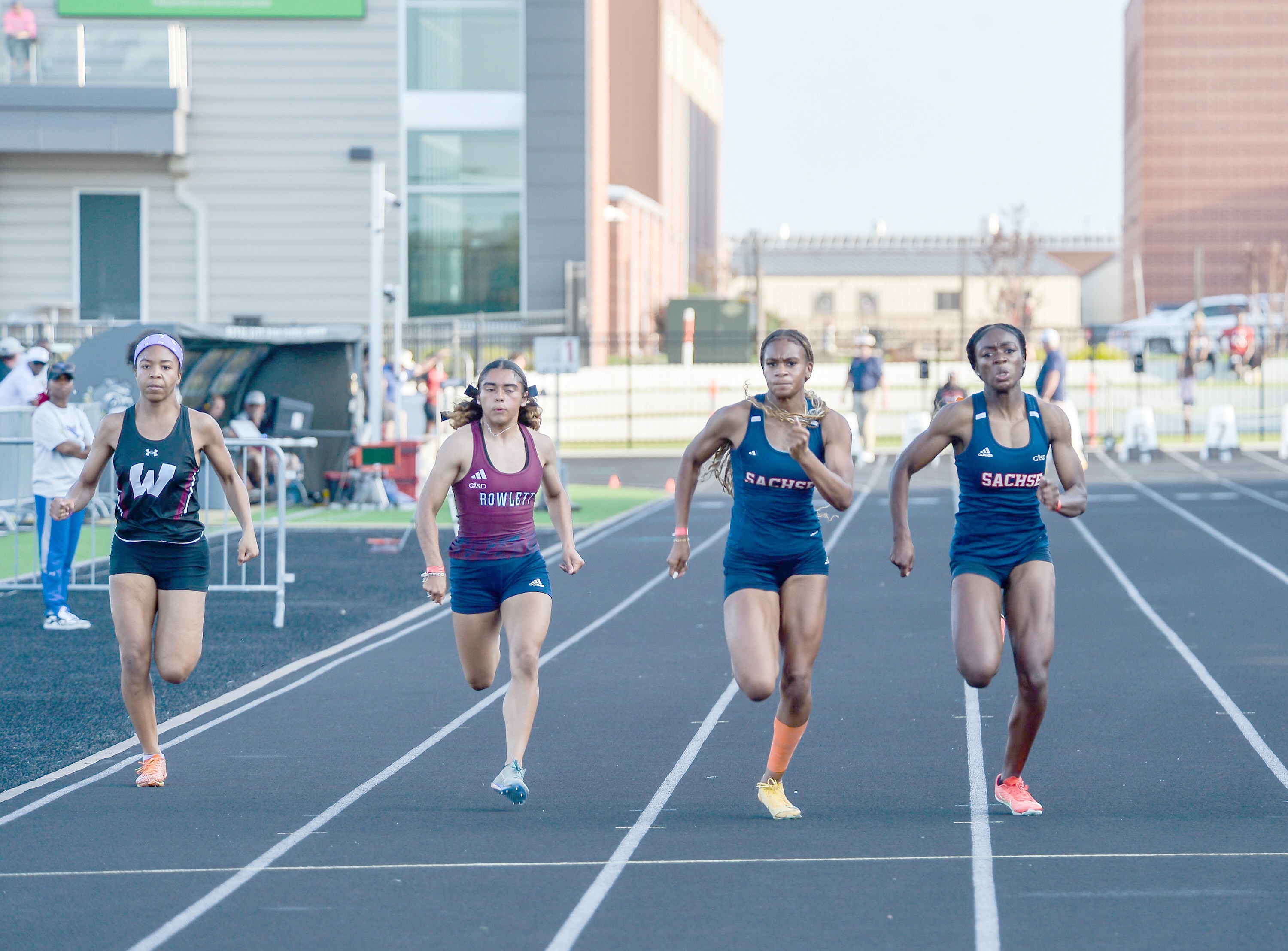 Mustangs break school records at area meet