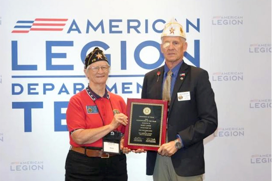 Lange honored with Legionnaire of the Year award