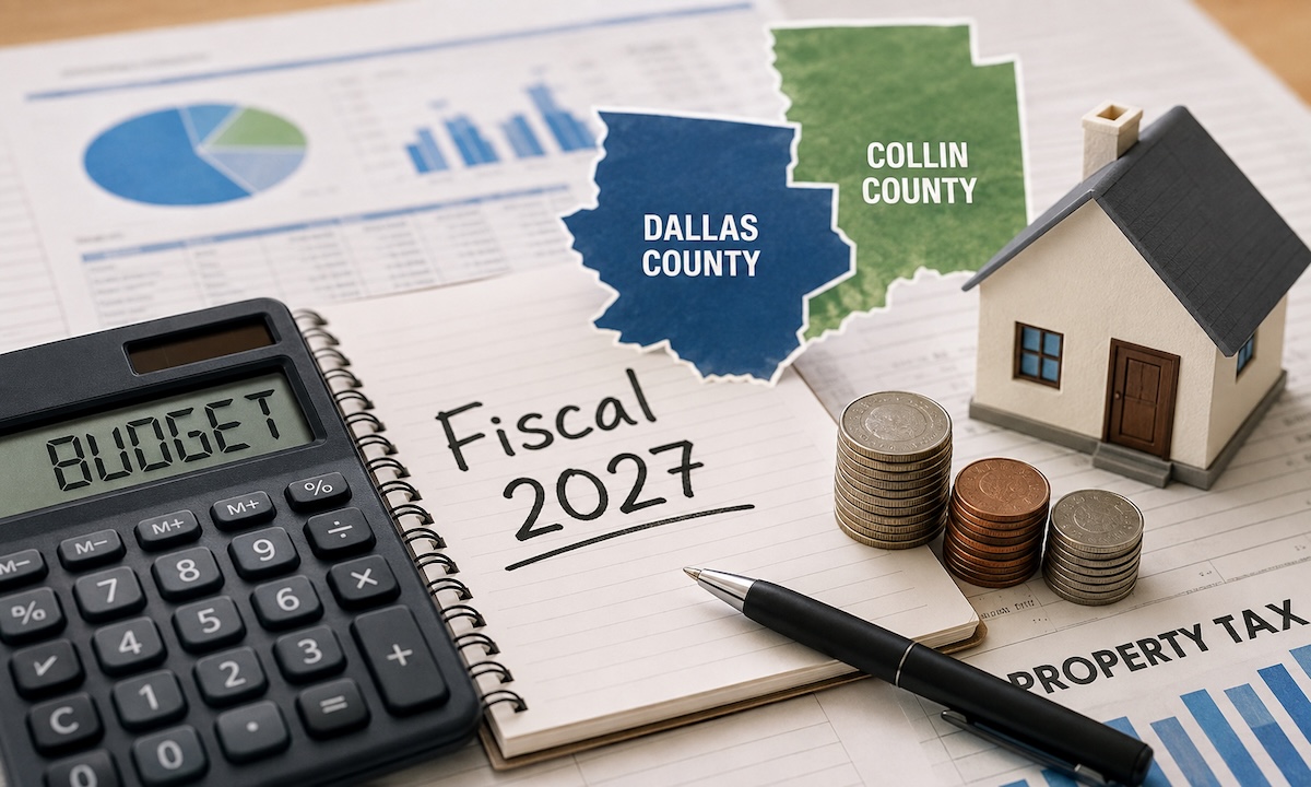 Dallas, Collin counties set FY2027 budgets, tax rates
