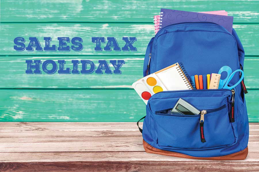 Shop and save during sales tax holiday