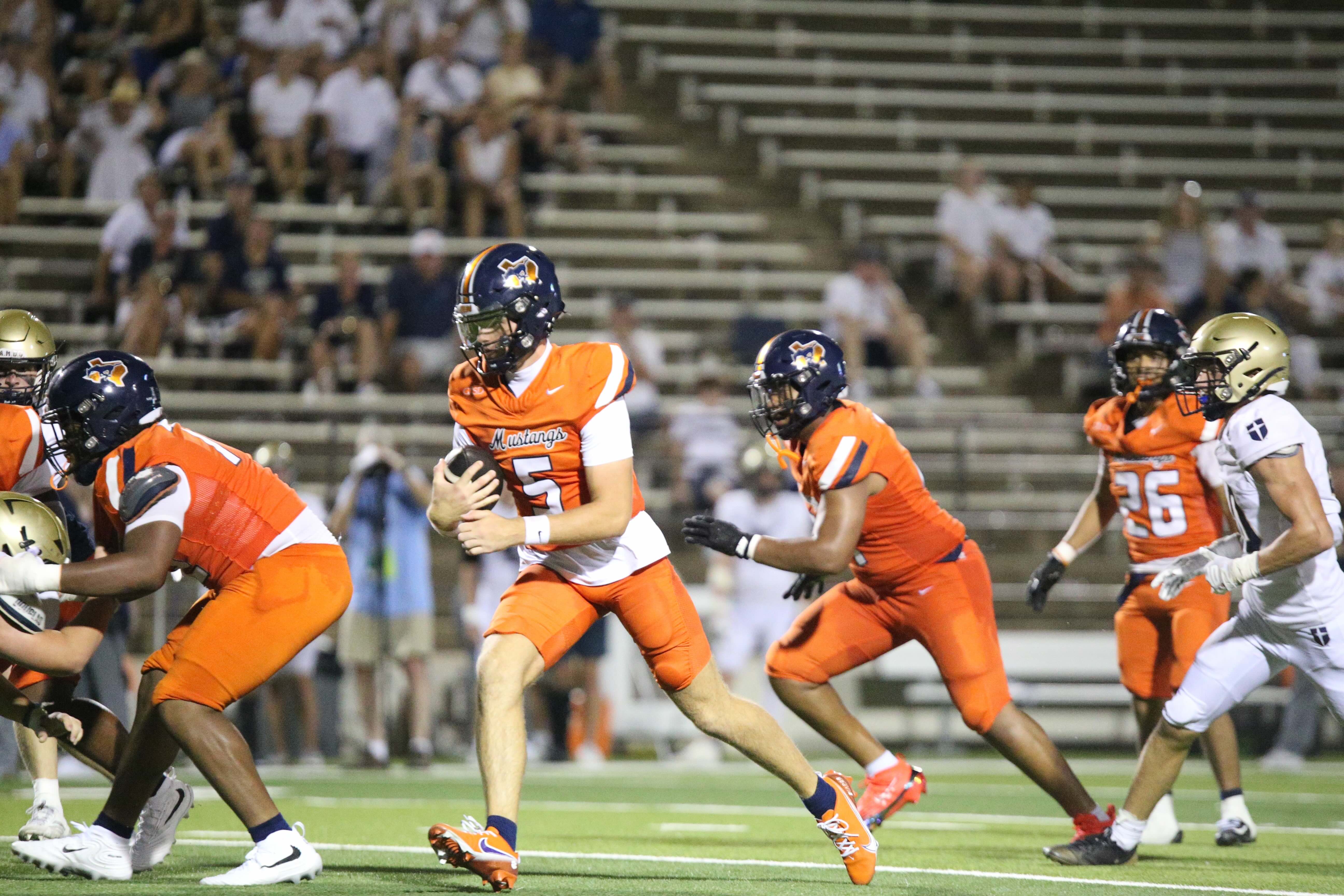 Sachse overwhelms Jesuit in opener