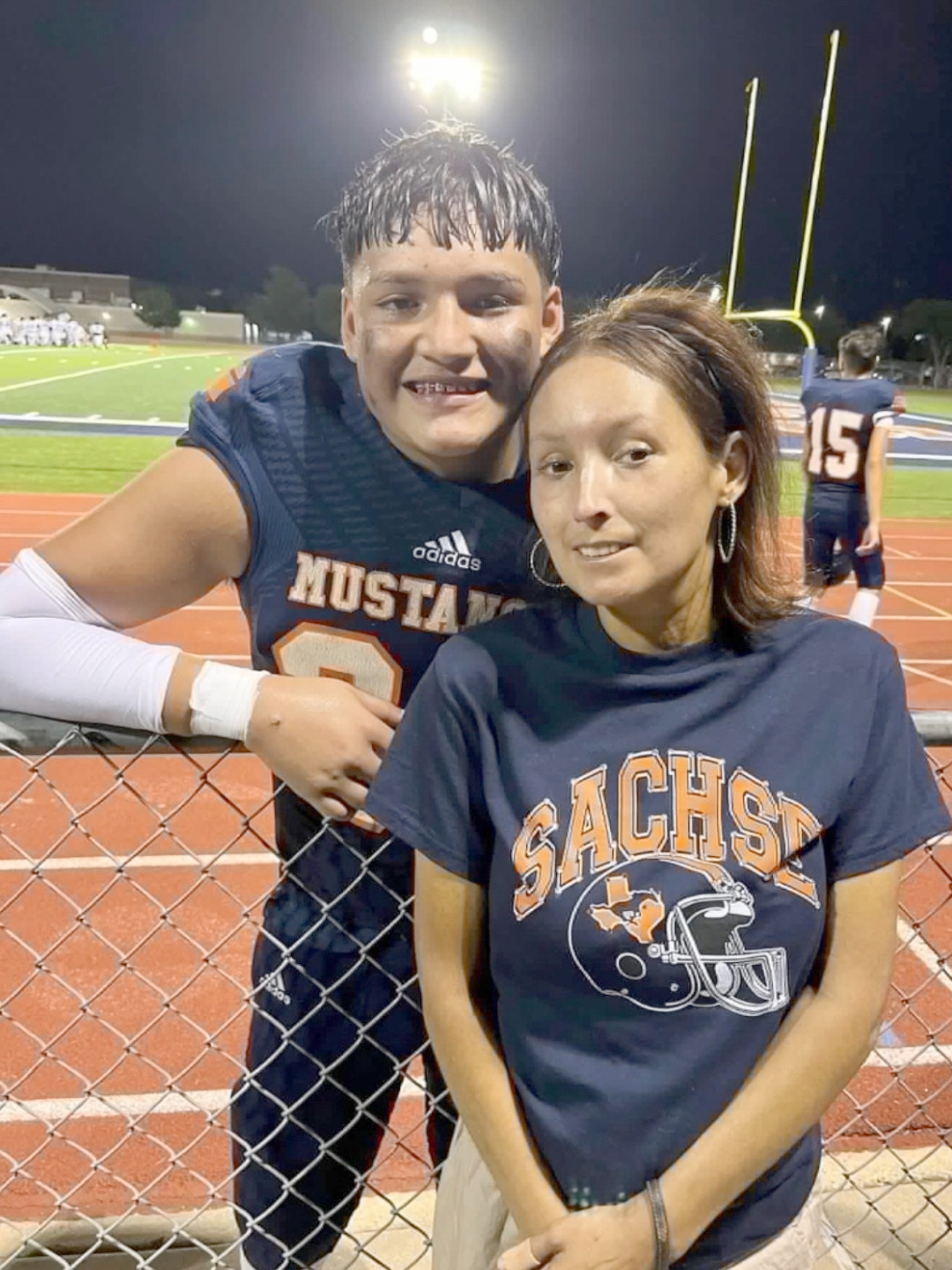 Palomo continues to honor late mother through football